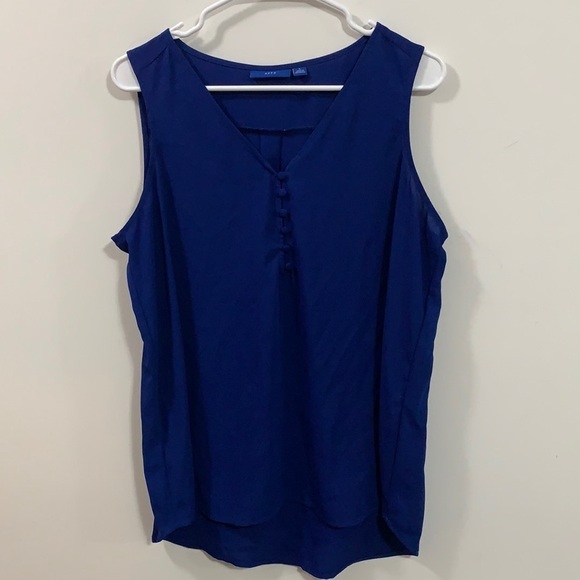 Women’s Apt 9 Royal blue blouse size Large career - Picture 1 of 5